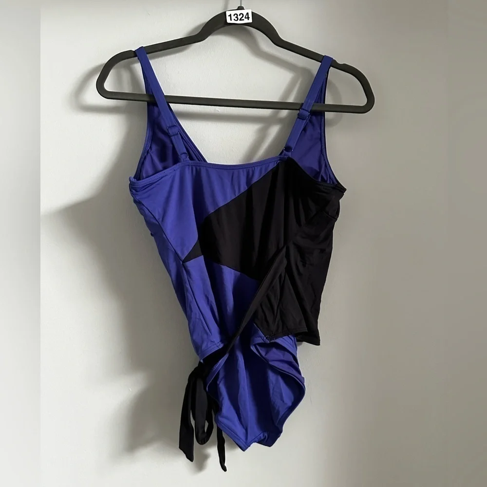 Coco Reef Contours Appeal Shape-wear One Piece Swimsuit 14/38D Cross-Over Tie - Picture 11 of 16